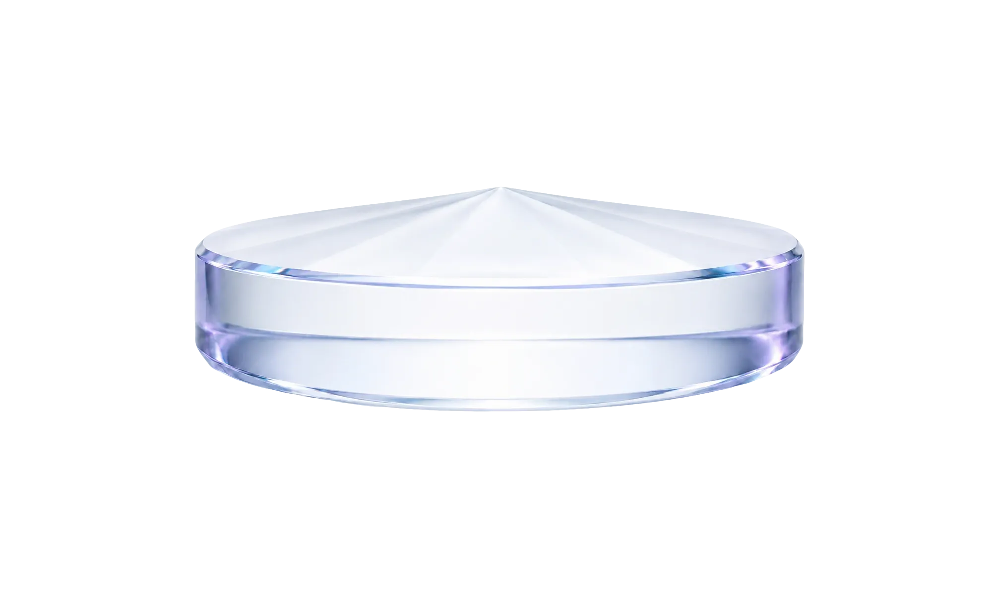 锥透镜，未镀膜：200 nm-2.1 μm